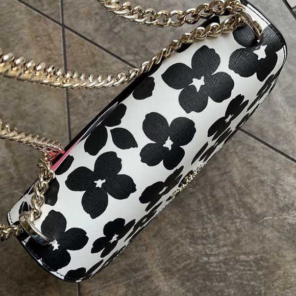 Kate Spade remi graphic blooms flap chain crossbody - Picture 4 of 16